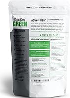 Vista 128 de Rockin' Green Detergente para ropa sucia, a base de plantas, detergente en polvo natural para ropa, vegano y biodegradable, seguro para pieles