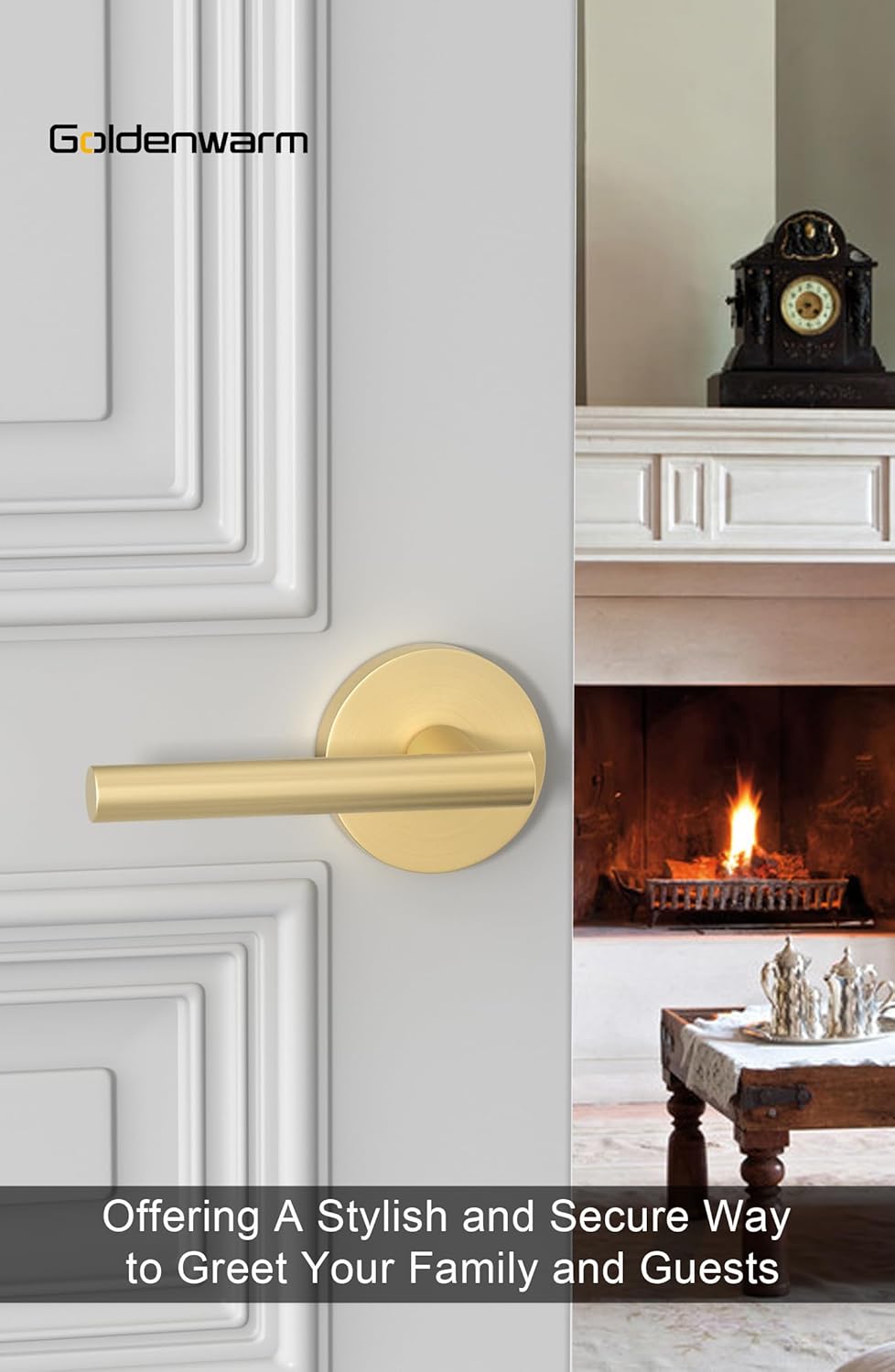 goldenwarm 7Pack Passage Door Handle