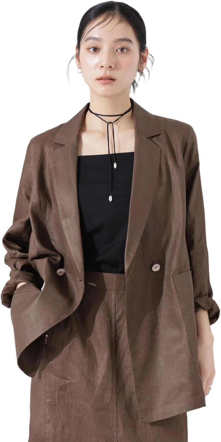 ナノ・ユニバース] ヨーロピアン フラックス シアー ジャケット