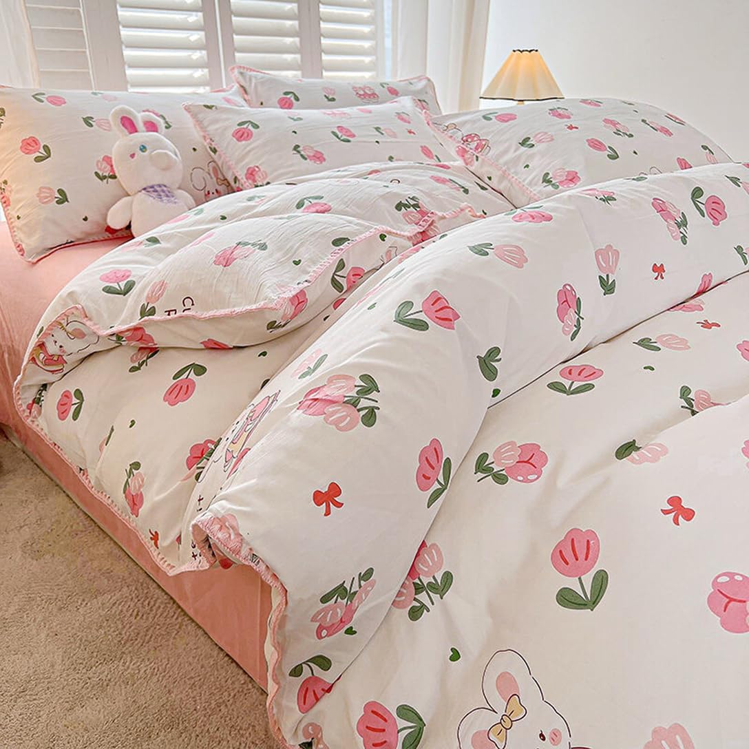 掛け布団カバー 冬用 寝具カバーセット 4点セット 洗える 布団カバー 布団かばー シンプル ベットカバー あったか 寝具セット 蓄