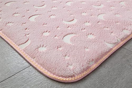 Miniatura 25 de Alfombra luminosa que brilla en la oscuridad para dormitorio, sala de estar, única, suave, lavable, moderna, alfombra de interior para dormitorio