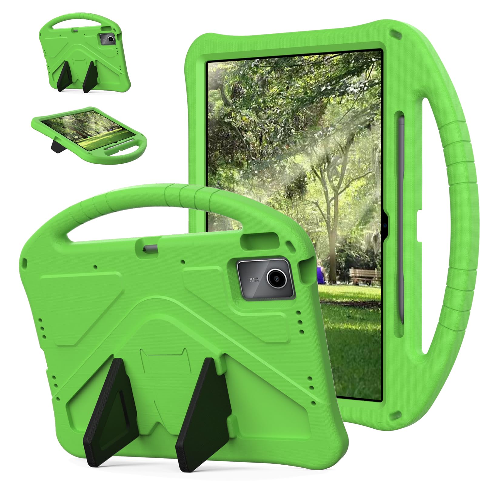 Custodia Per Lenovo Idea Tab Plus 12.1" TB365FC – EVA Antiurto Con Supporto, Tracolla Regolabile E Maniglia (blu)