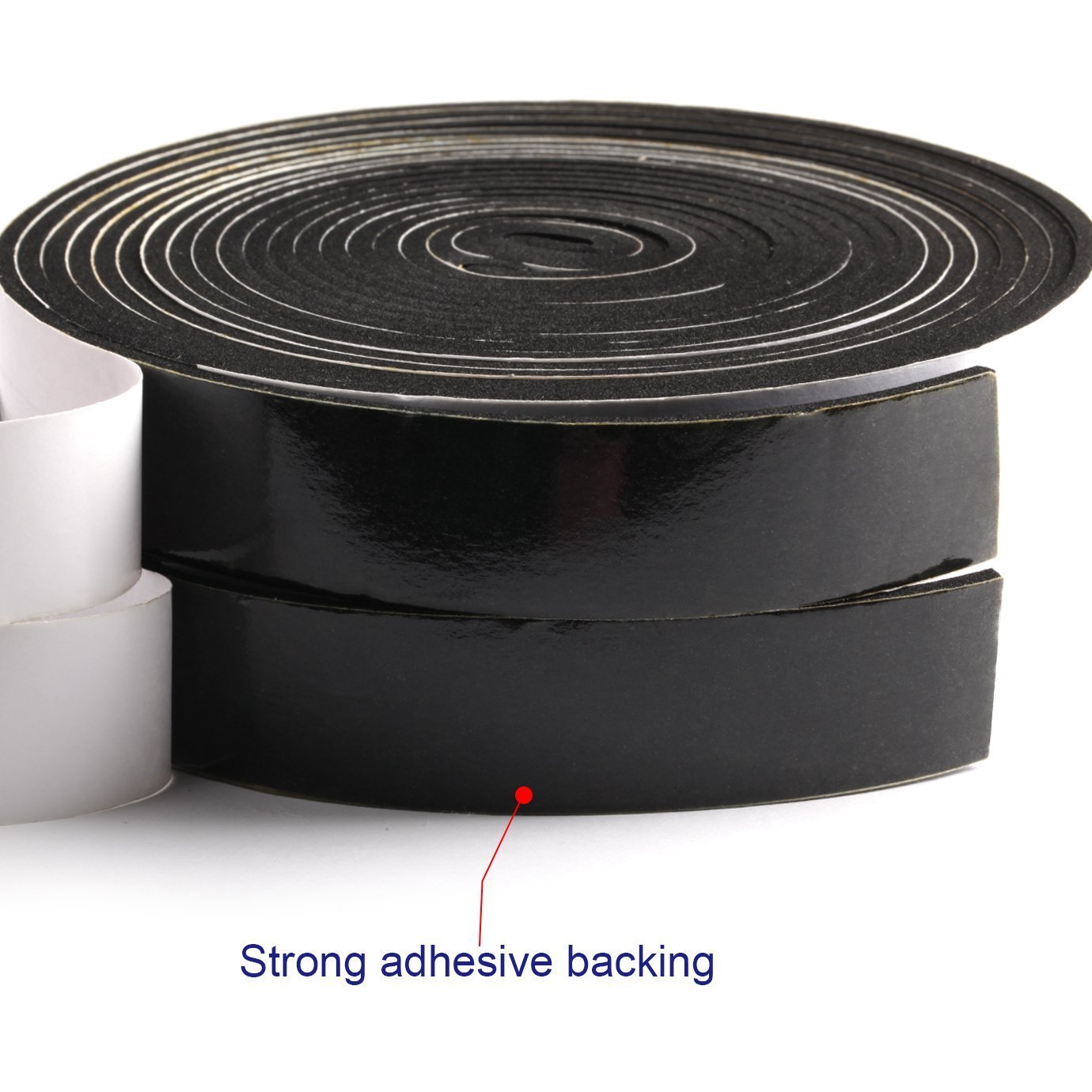 Monica Brand Nitrile Self Adhesive Single Sided Insulation Foam Tape, 2-inch Width x 10 m Length with 3 mm Thickness 3