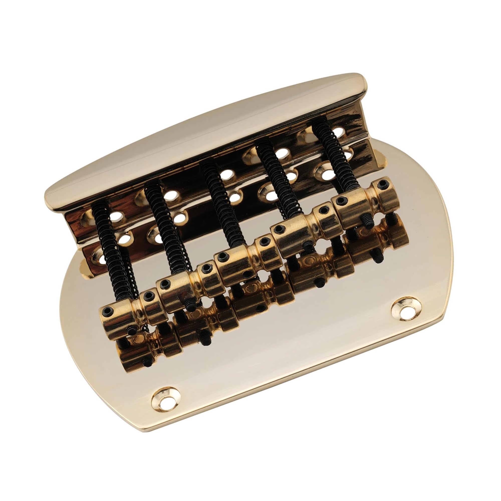 Accesorios Para Puente De Bajo De 5 Cuerdas De Doble Carga De Acero De 64 Mm | Puente de guitarra(Gold)