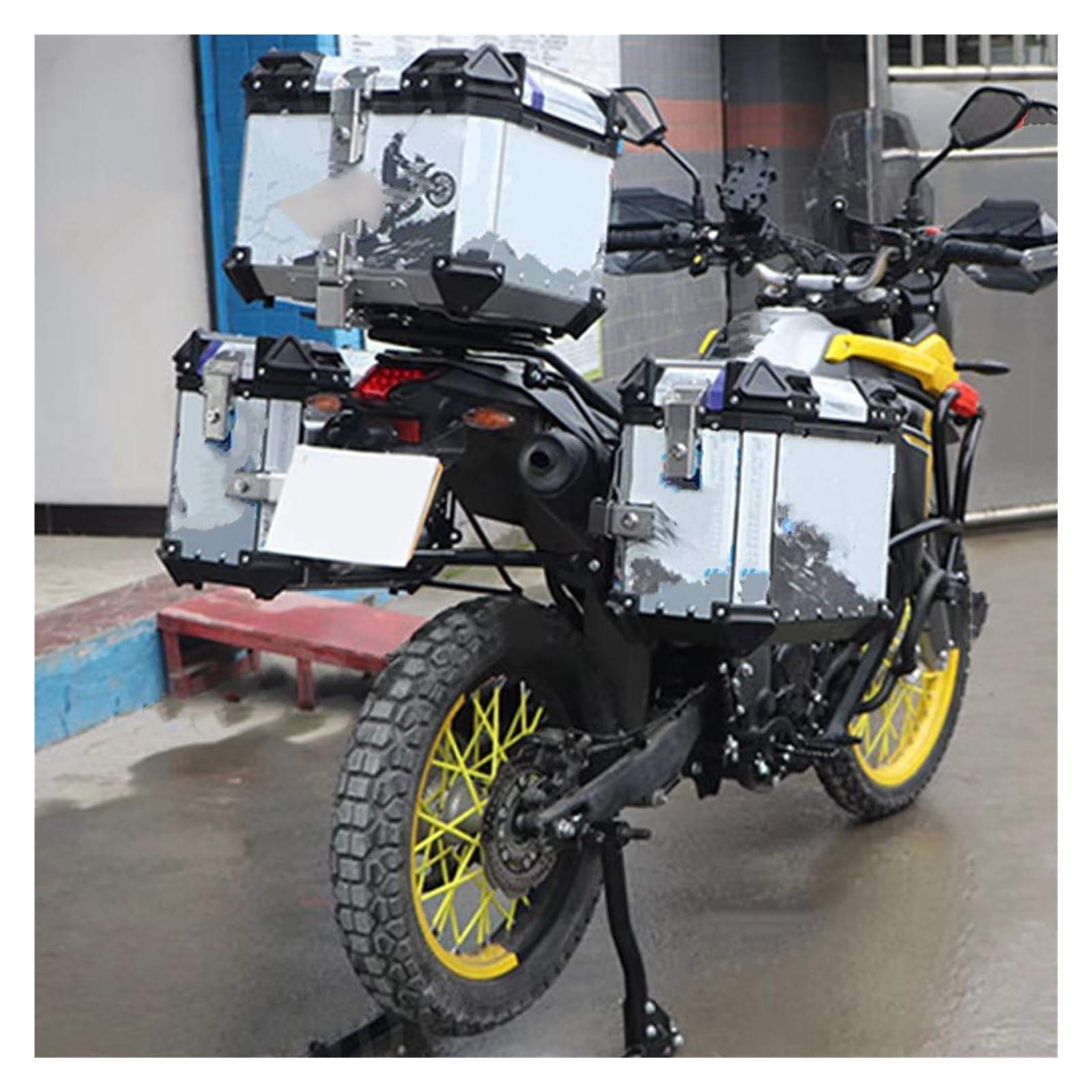 Soporte Carga Estante Moto Portaequipajes Lateral para Equipaje Modificación De Motocicletas | Para VOGE 300GY bastidores suministros transporte viaje soporte materiales aluminio para aviones alta resistencia
