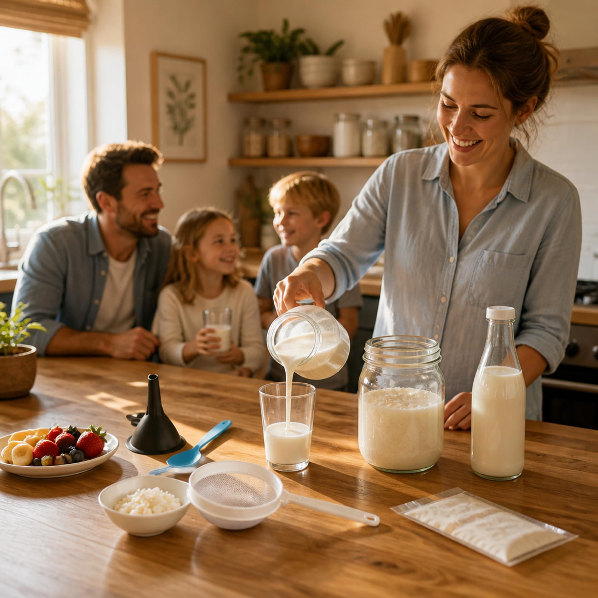 Starterset Milchkefir klein, Kefirknollen zur Herstellung von Kefir, aktiv und vital