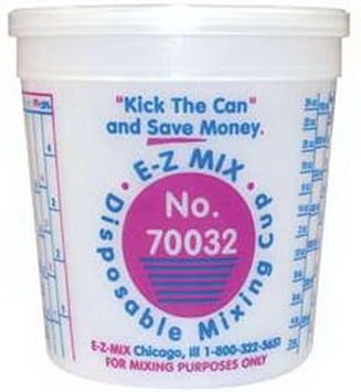 E-Z MIX 70032 1 Quart Cup, 100 Pack