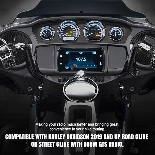 Miniatura 2 de Lenink Carplay Jumper compatible con Harley Davidson 2019 y más GTS Radio para Road Glide o Street Glide con Boom