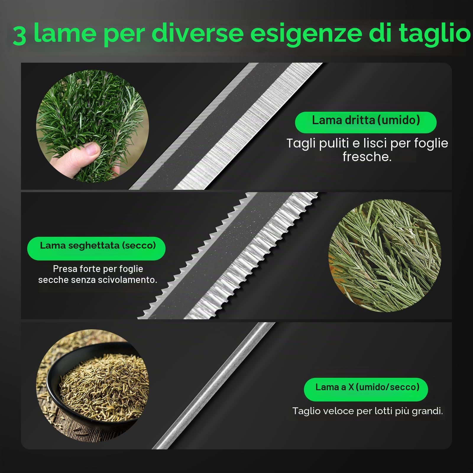 VIVOSUN Decespugliatore per boccioli da 40,6 cm, cupola trasparente visibile, lame affilate in acciaio inox per taglio rotante e scatola ingranaggi in metallo solido, potatore manuale incluso