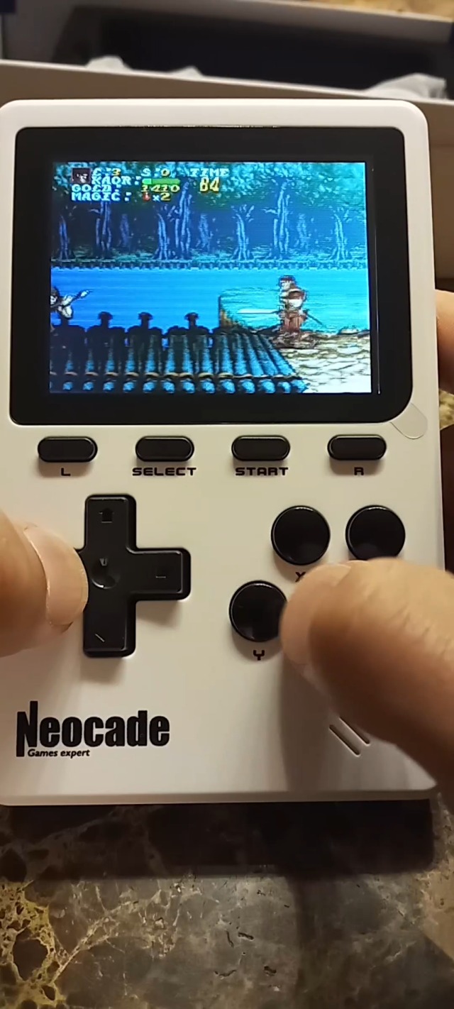 6000games 900pt - Mini console de jeu vidéo portable, jeux rétro