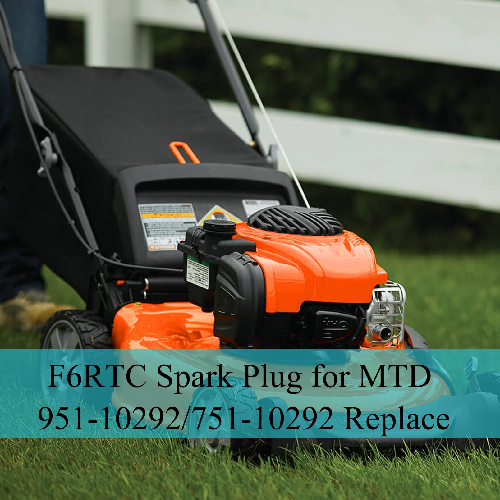 2 Bougies D'Allumage F6RTC Pour Tondeuse MTD - Compatible Champion 951-10292