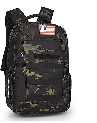 Houart Camo Backpack,Boys Backpack for Scool Military,40L Army Bookbag Waterproof for Middle Elementary