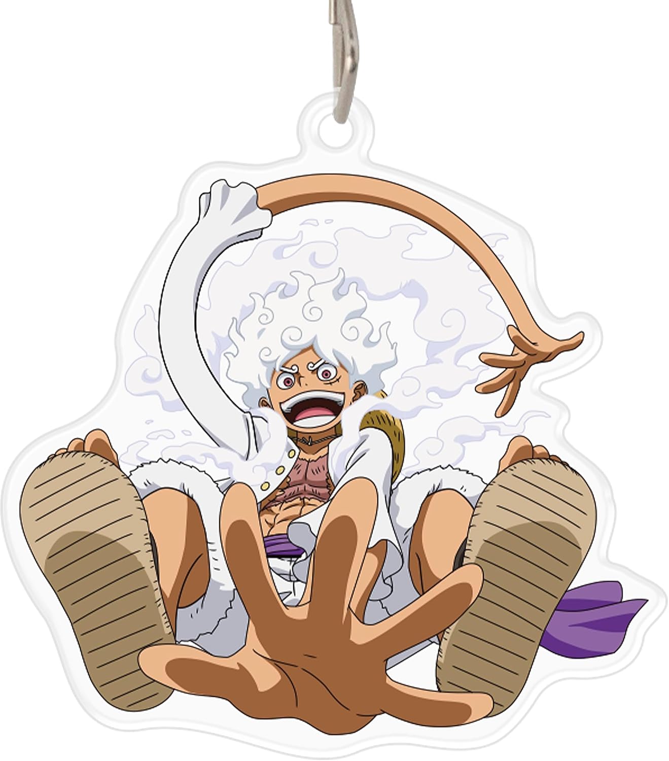 ABYstyle One Piece Luffy Gear 5th Acrylic Keychain Anime Manga Accessories Gift