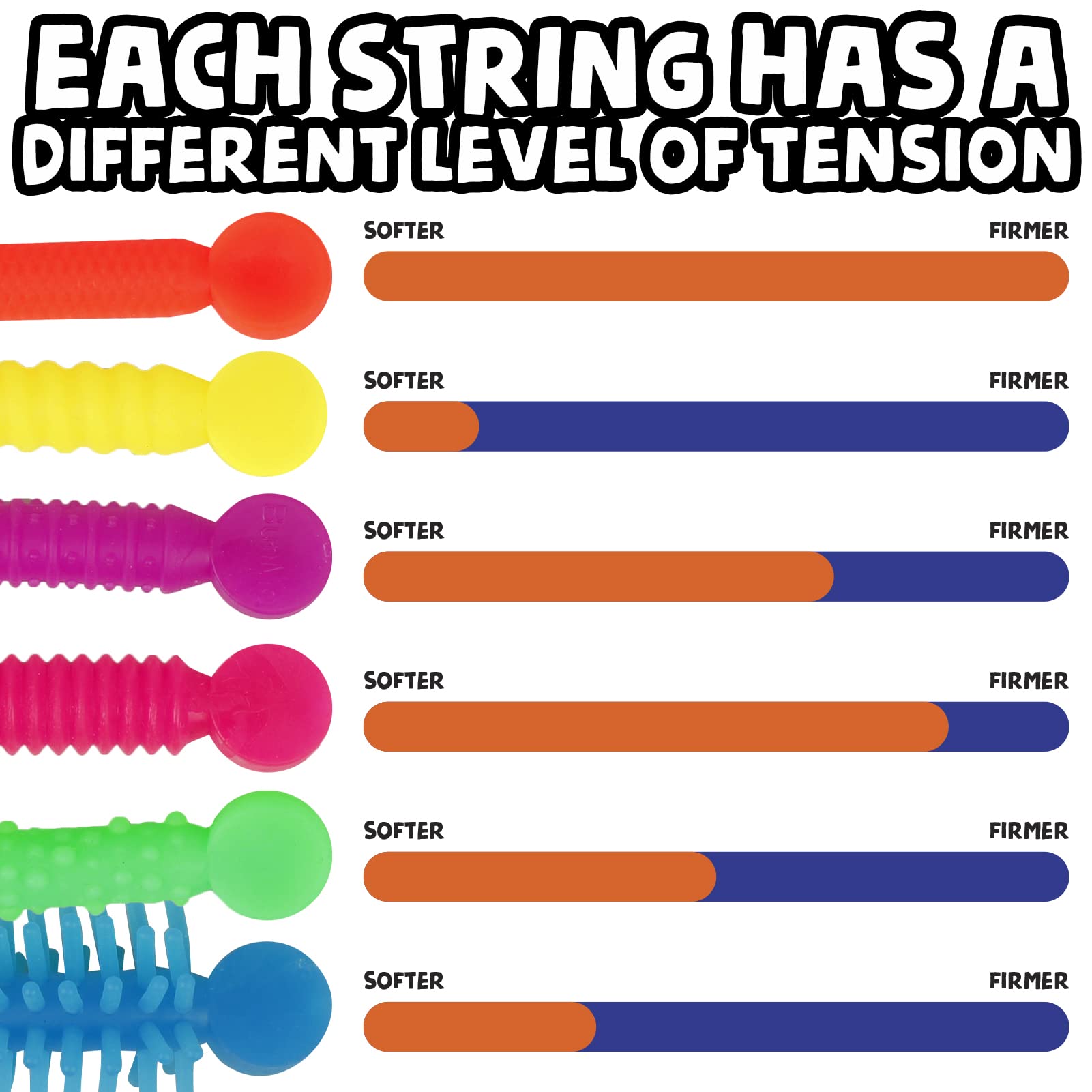Snapklik.com : Super Sensory Stretchy Strings 6pkCalming & Textured ...