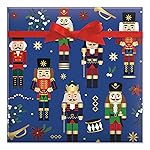 Current Christmas Wrapping Paper Rolls, Nutcracker Premium Holiday Gift Wrap, Jumbo 23-Inch x 32-Foot Roll, 61 Square Feet Total