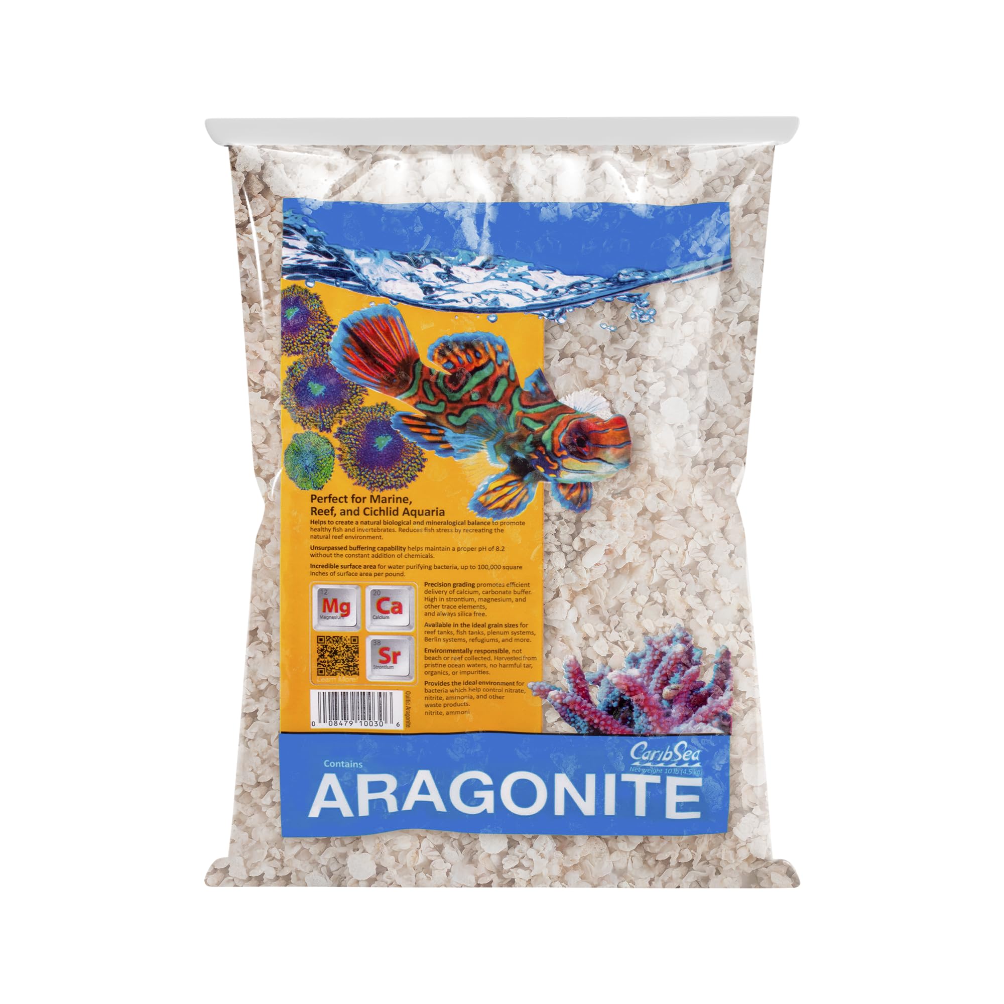 Carib Sea Florida Crushed Coral, 10 lb, 008479001108