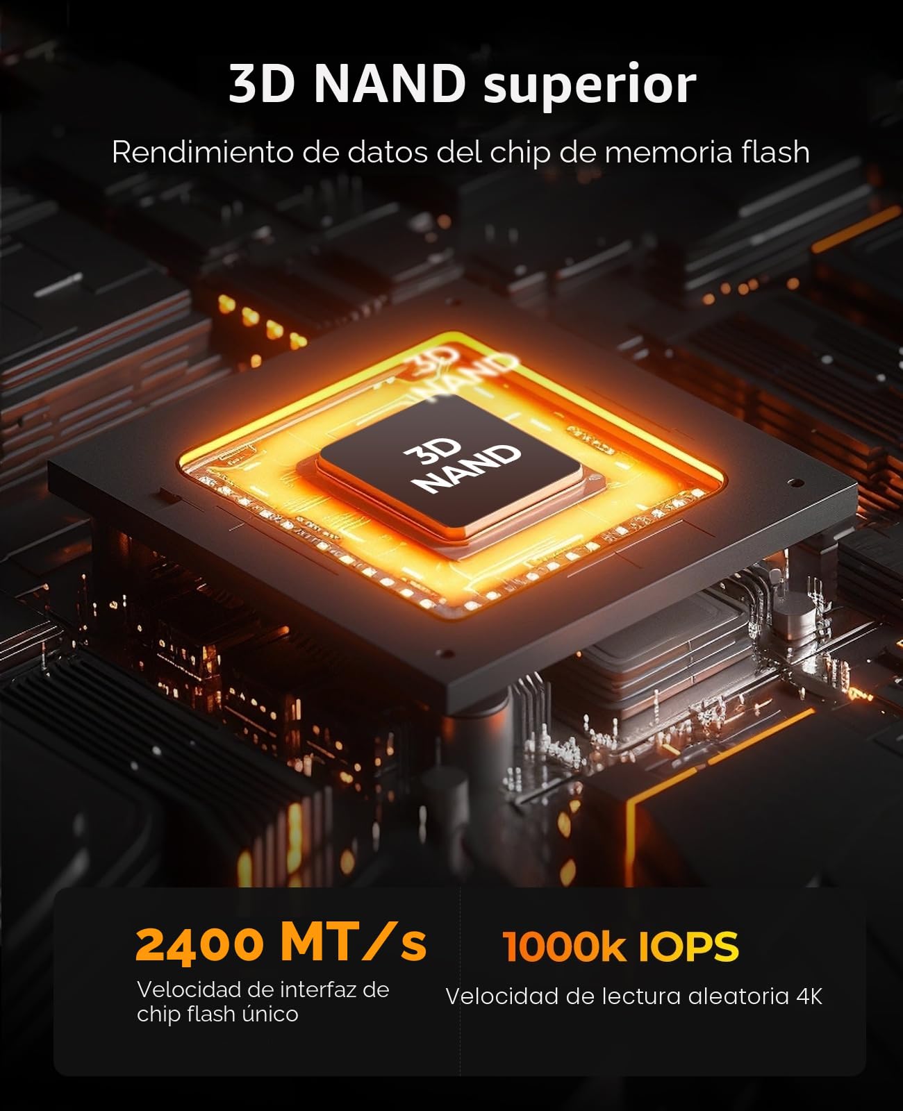 ORICO M2 SSD 4TB, NVMe SSD M.2 con Disipador, PCIe 4.0 x 4, hasta 7000MB/s, SLC Cache 3D NAND, M.2 2280 SSD Interna para PS5, PC de Sobremesa y Portátiles-O7000