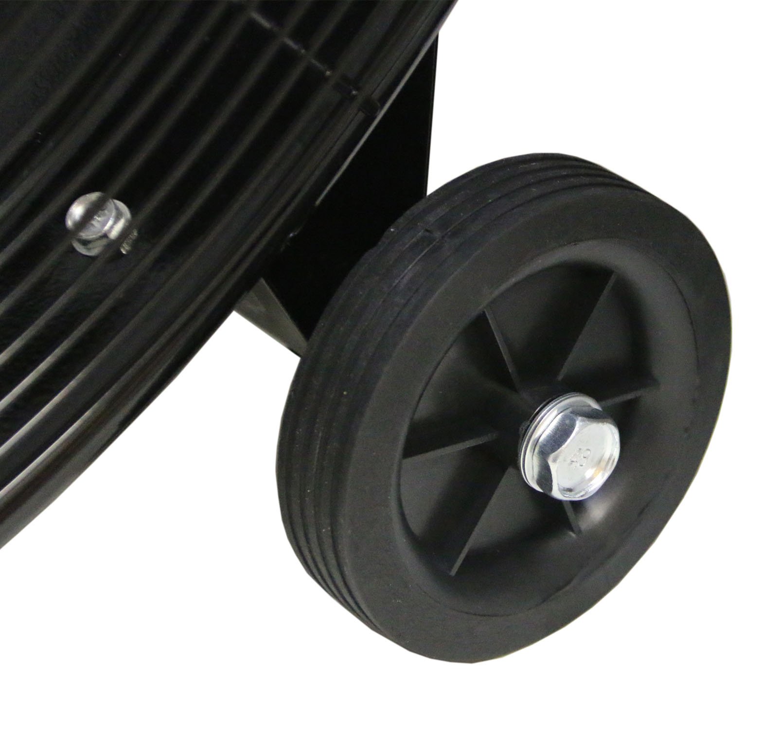 DMS® ITV-90 Ventilator 90cm Industrieventilator Trommelventilator Windmaschine, Bodenventilator Hallenlüfter Ø 90- cm (35") Trommelgebläse, Standventilator, Hallenkühlung 400 Watt, 13800 m³/h