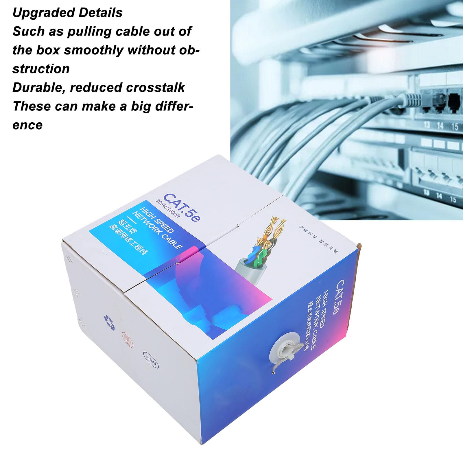 EVNSL87-0001 Cable, Cat5E 350Mhz Snagless Patch Cable Utp Cm PVC Rj45 M/M Bk 1Ft