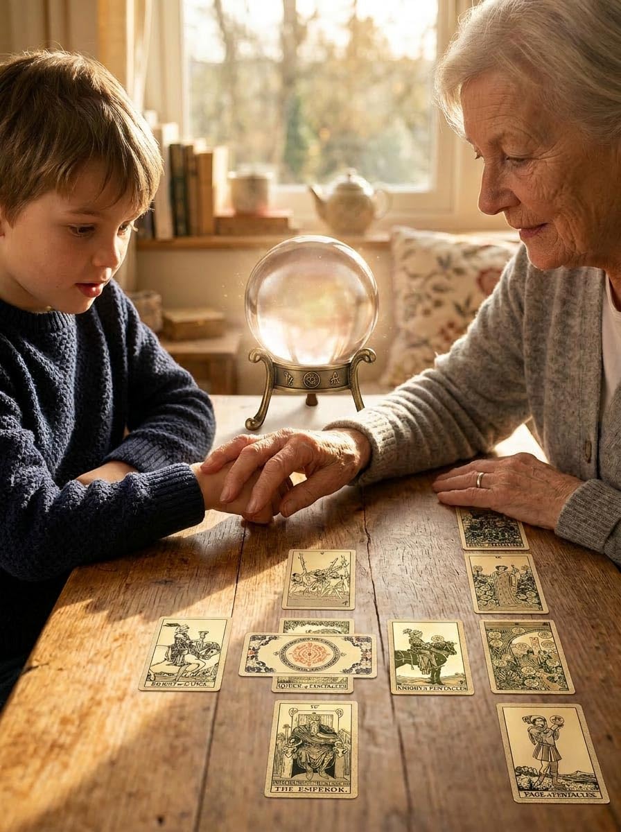 Tarot Vintage Doré en Anglais, 78 + 2 Cartes avec Guide | PVC holographique étanche et anti-plis, mélange fluide et finition durable pour lecture, pratique et collection