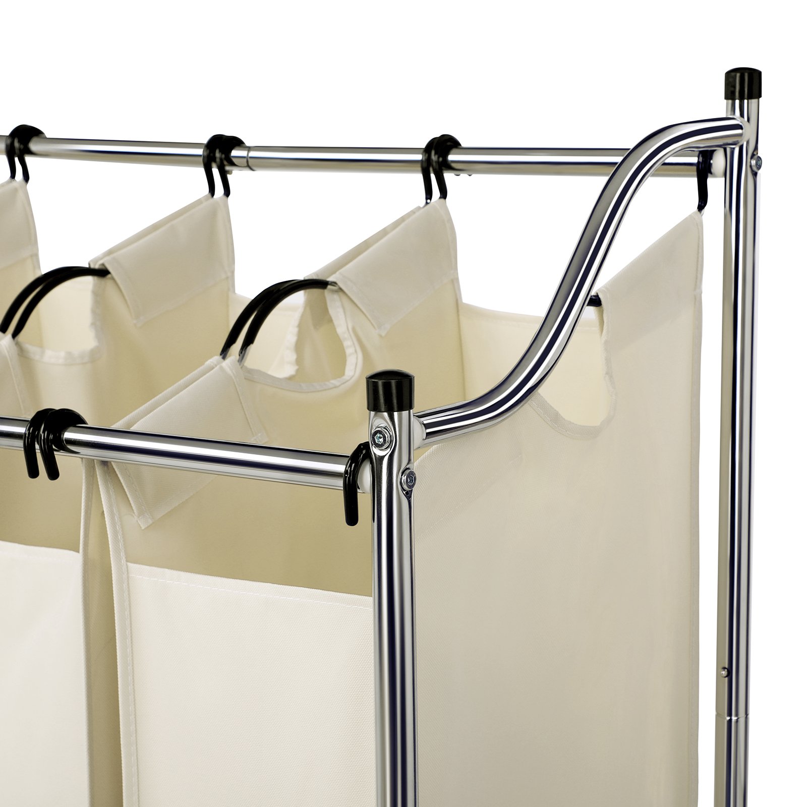 Buy SONGMICS Laundry Basket, Laundry Sorter on Wheels, Laundry Trolley