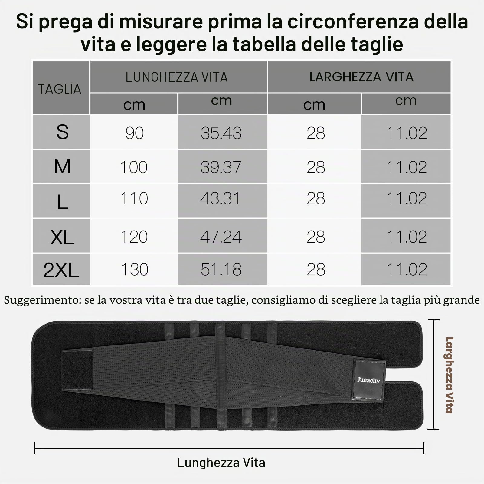 Jueachy Fascia Addominale Uomo Donna: Cintura Fascia Addominale Dimagrante Regolabile - Bruciatore Calorico Effetto Sauna Brucia Grassi - Aumenta Intensità Aerobica Facile da Pulire Nero