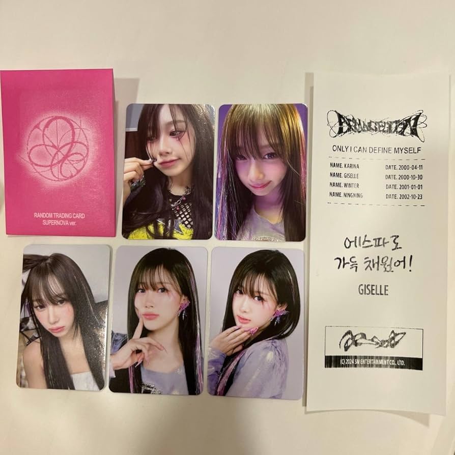 aespa ジゼル SYNK SUPERSTAR ソウル公演 限定 トレカ