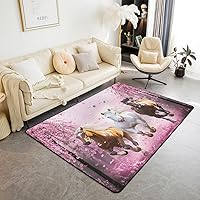 Vista 35 de jejeloiu Alfombra de Área con Líneas de Tiras Geométricas, Alfombra Decorativa para Sofá, Juego de Alfombras Decorativas Abstractas para Dormitorio