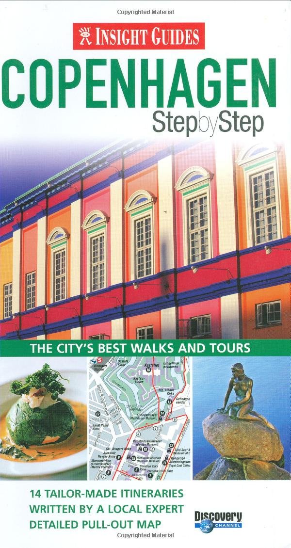 Guide Copenhague Step by Step Insight Guides livre de voyage format poche