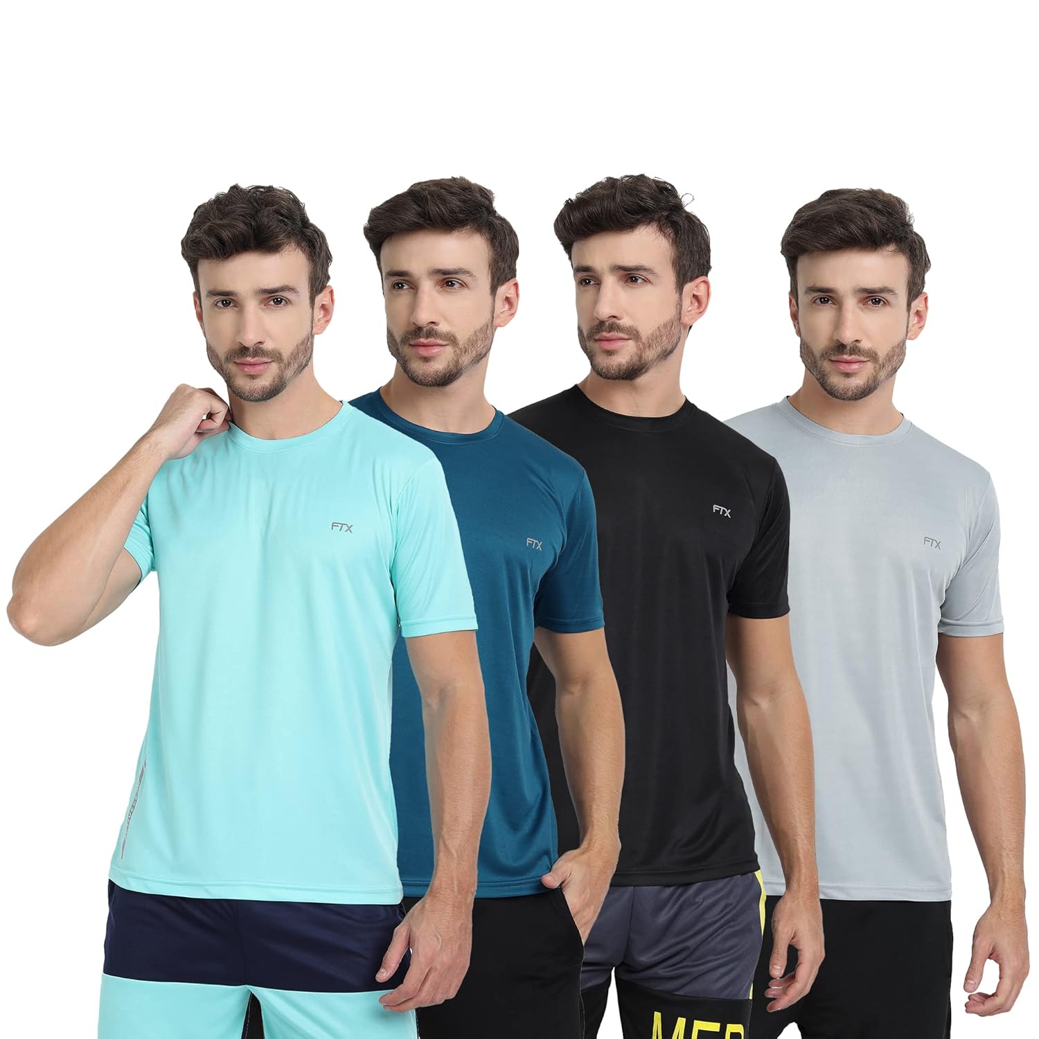 FTX Men’s Solid Regular Fit T-Shirt FTX Men’s Solid Regular Fit T-Shirt