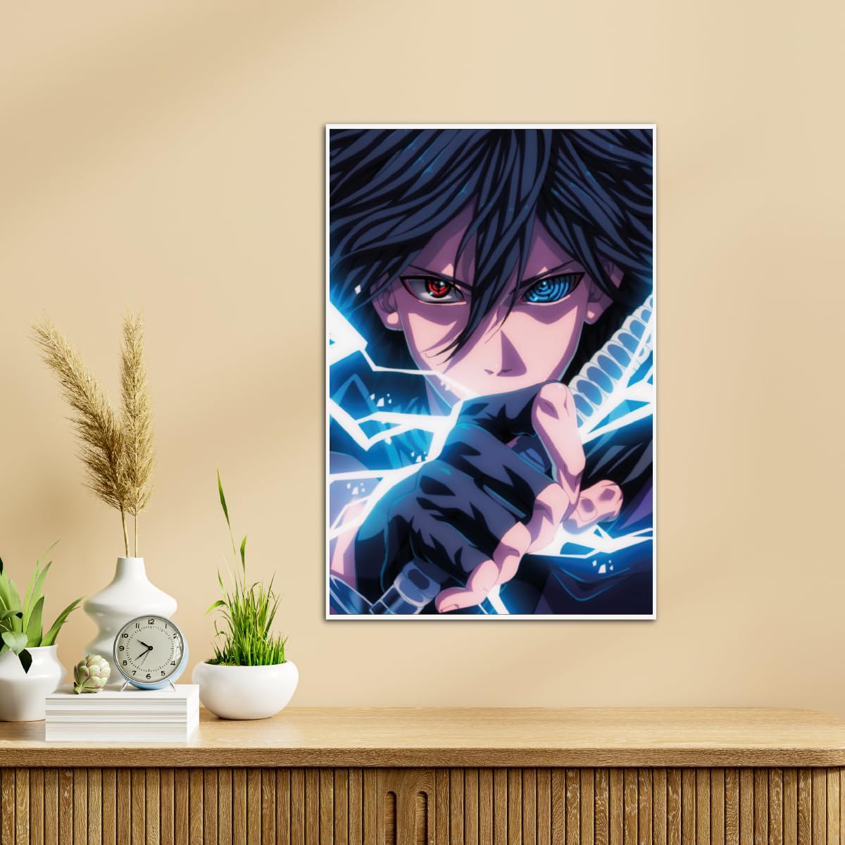 TenorArts Sasuke Uchiha Poster Naruto Anime Wall Poster with Thick