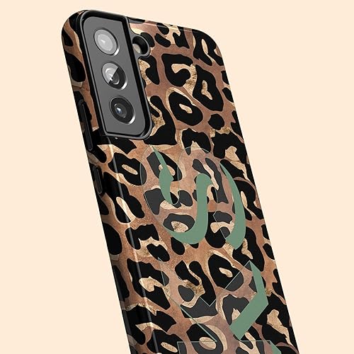 Miniatura 7 de Funda personalizada con iniciales 3D de leopardo metálico salvaje, diseñada para Samsung Galaxy S24 Plus, S23 Ultra, S22, S21, S20, S10, S10e, S9,