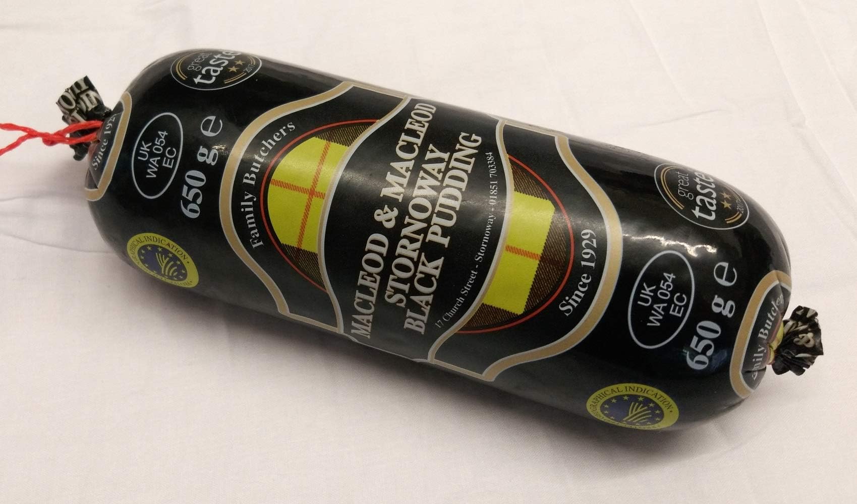 Half Size Original MacLeod and MacLeod Stornoway Black Pudding 650g
