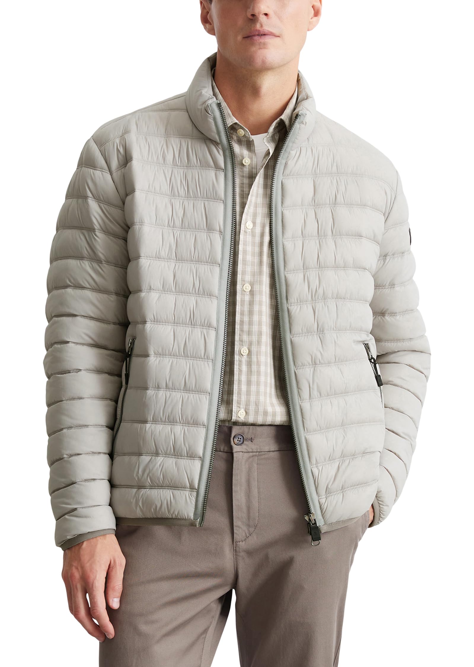 Marc O'Polo Men's 428114270098 Jackets, Gray, M