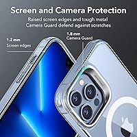 Vista 7 de ESR Funda para iPhone 13 Pro, compatible con MagSafe, protección de grado militar a prueba de golpes, soporte de anillo de cámara integrado, funda
