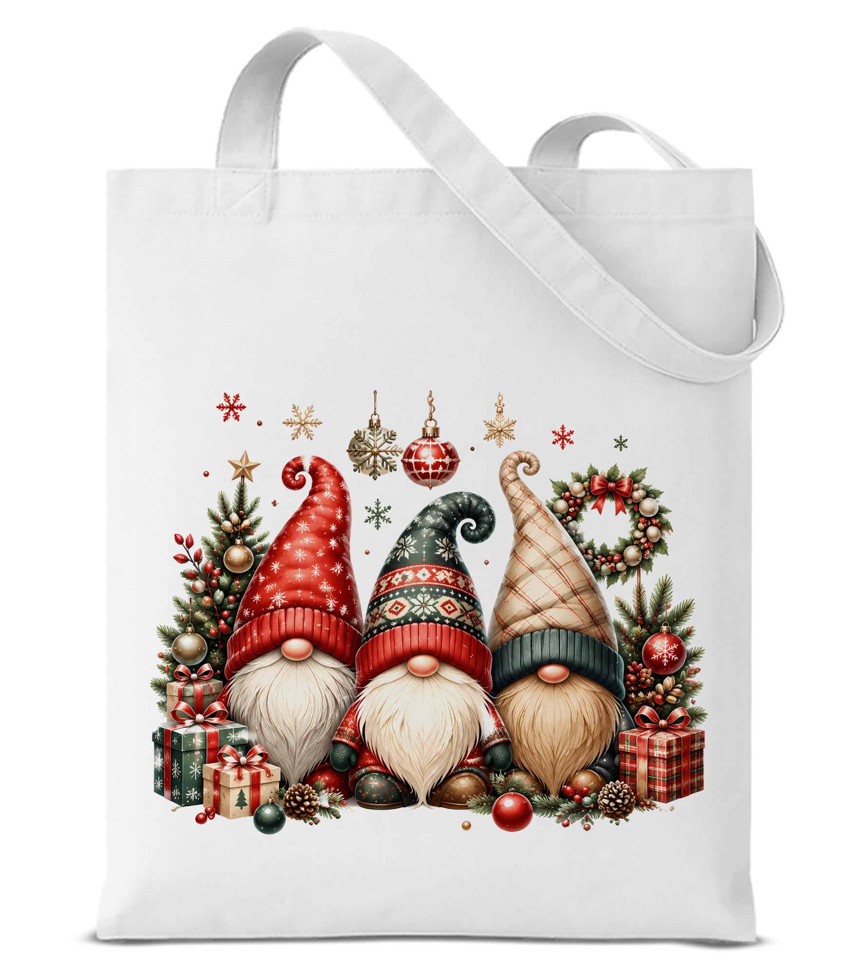 Cute Cat Canvas Tote Bag for Women， Aesthetic Reusable Shoulder Bag for Shopping Travel Work