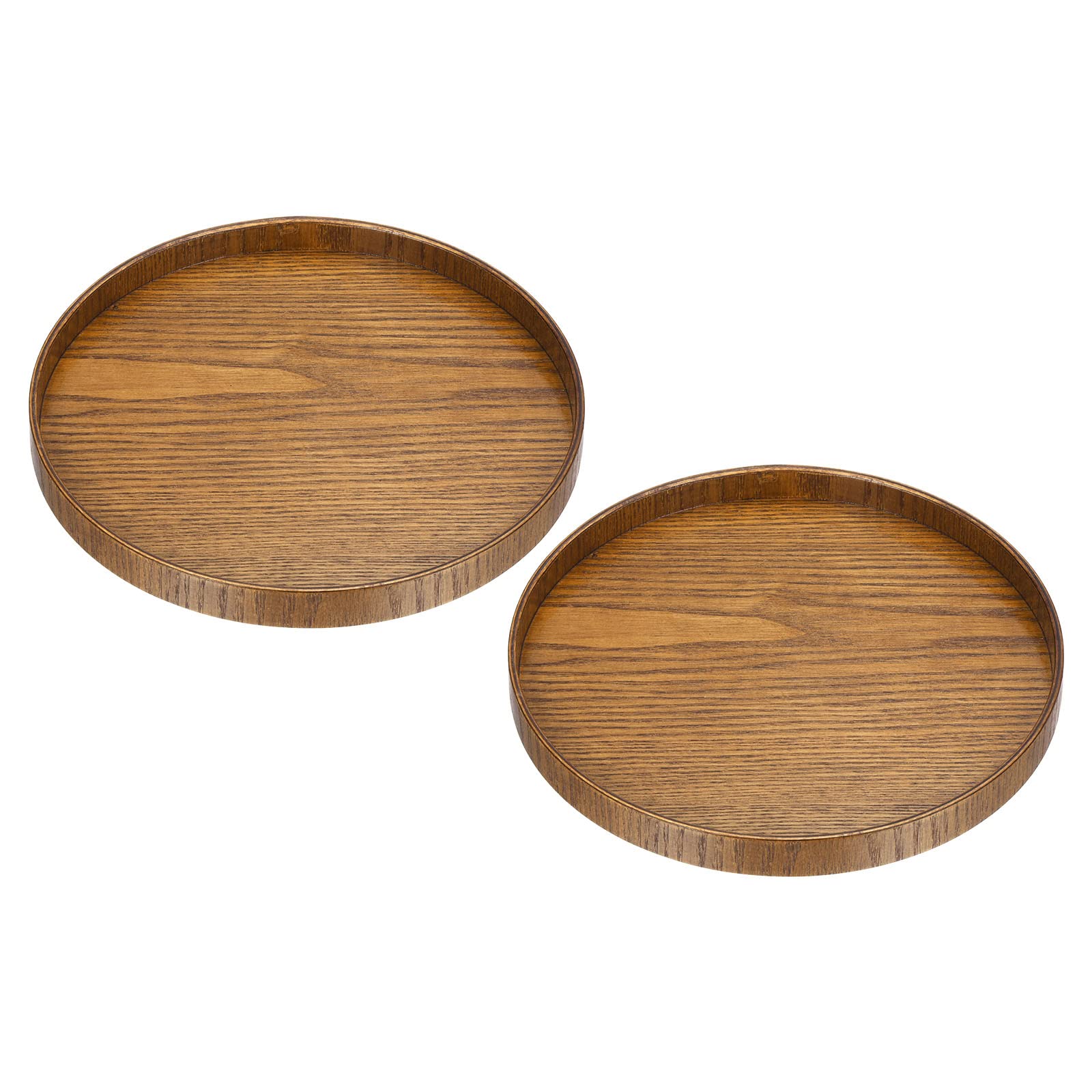 Plateau de service rond en bois PATIKIL bougeoir déco d'intérieur