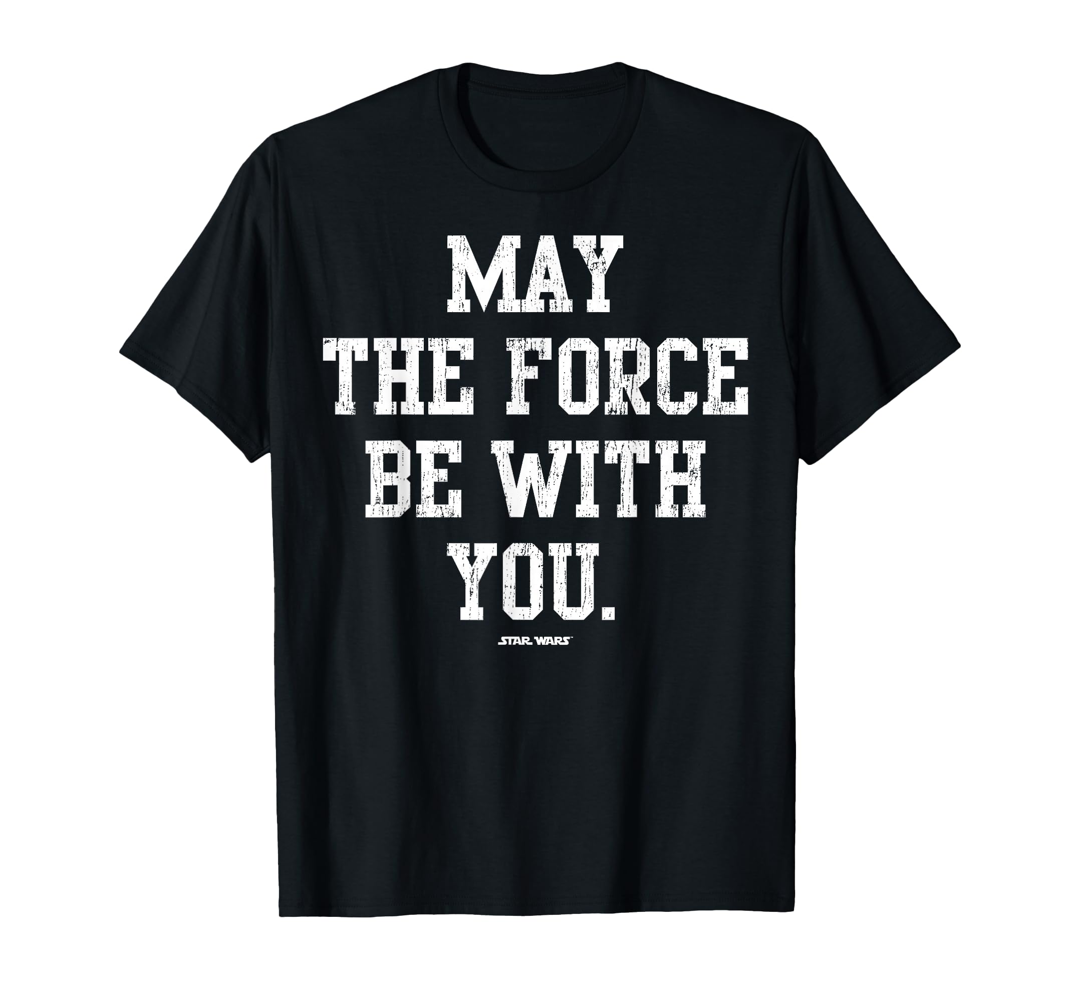 T-shirt Star Wars Force Quote Bold avec impression texturée haute durabilité - 2