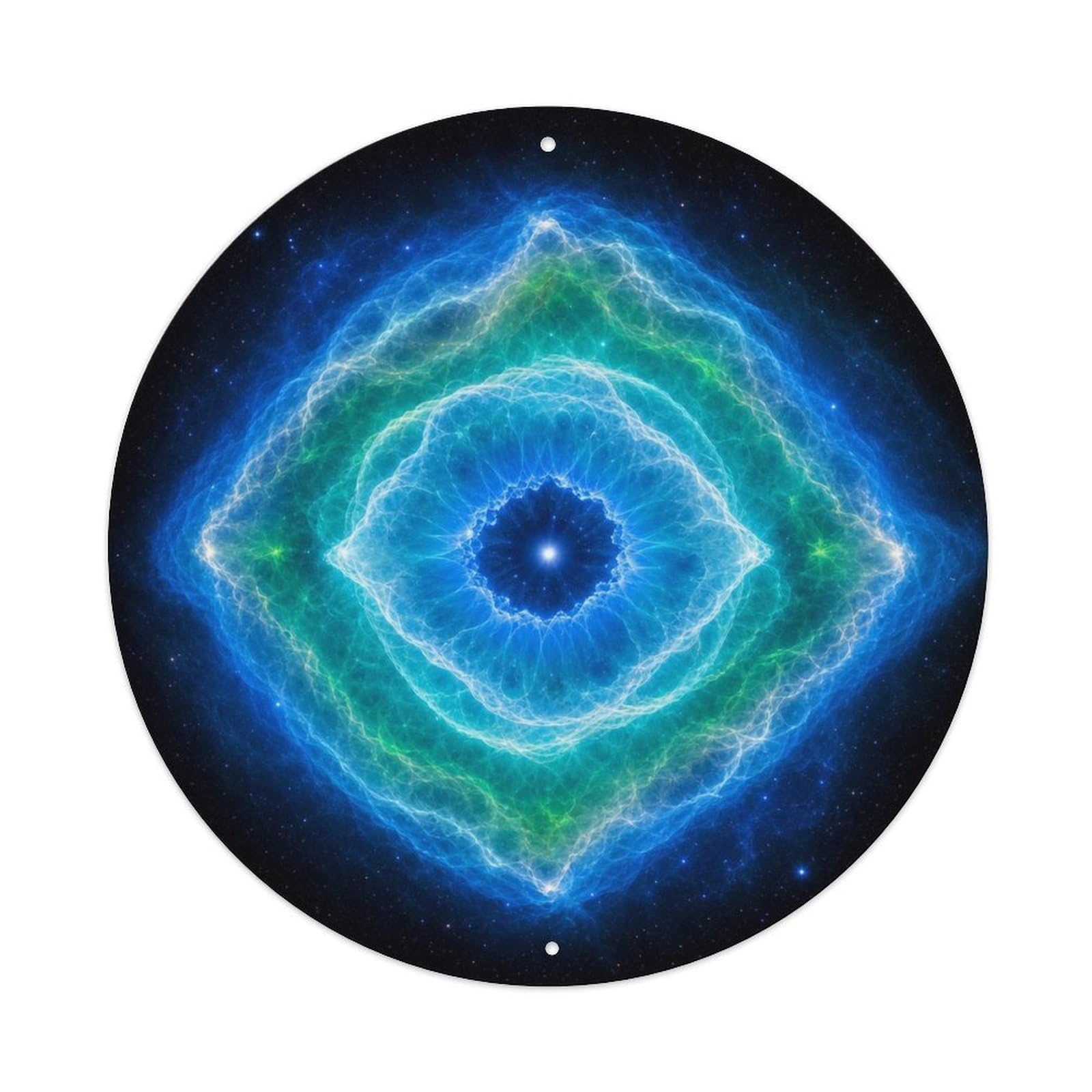 Celestial NGC 3242 Nebula Galaxy Deep Space Astronomy Metal Tin Sign