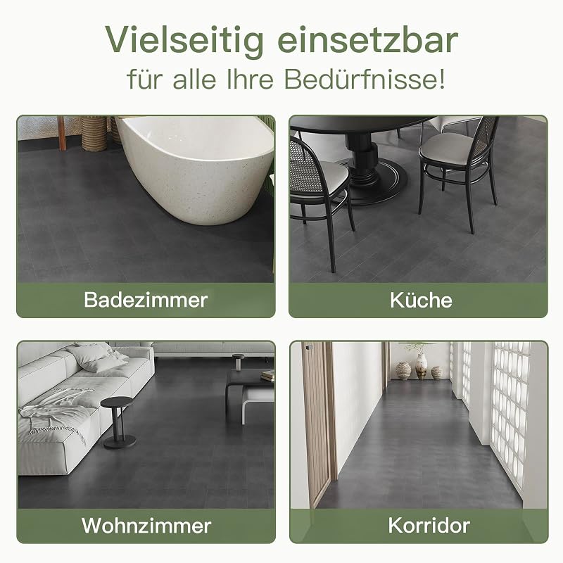 Elffloor öntapadós vinyl padló szürke 40x15cm 10db szett fürdőszobához konyhához