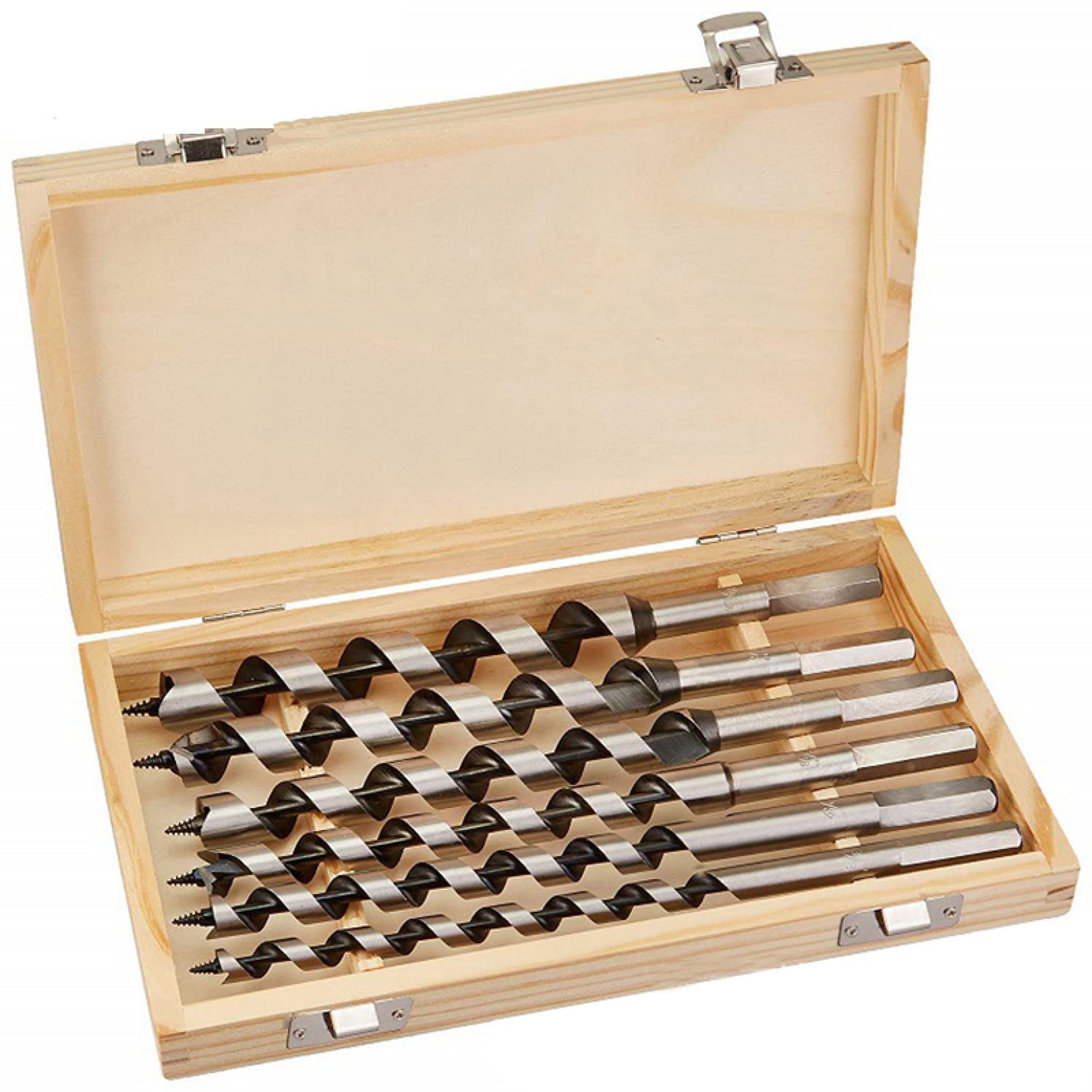 6 Pz/set 230mm Lungo 6/8/10/12/16/20mm Coclea Punte Da Trapano Legno Carpentiere Muratura Punte Per Legno Set per la lavorazione del legno
