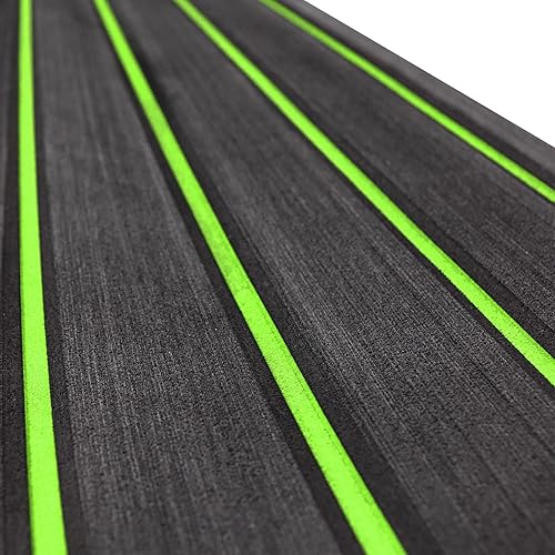 HZshark Suelo de lancha de espuma EVA para lancha, autoadhesivo de 0.236 in, antideslizante, suelo marino, teca, cubierta de espuma suave para