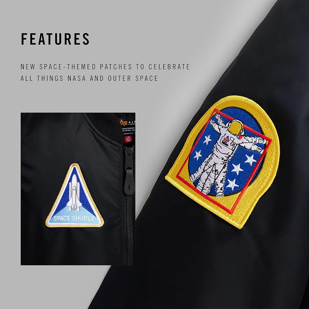 ジャケット・アウター CALEE Allover star pattern MA-1 alpha 65 71JYAgkFk7L._AC_UY1000_.jpg