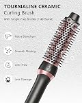 5-in-1 Curling Iron Set Curling Wand Hair Styling Tools | 3 Ceramic Curling Barrels (0.35"-1.25"),Thermal Brush &Triple Barrel Fast Heating,Dual Voltage Hair Curler,Gifts for Women