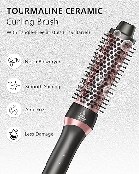 5-in-1 Curling Iron Set Curling Wand Hair Styling Tools