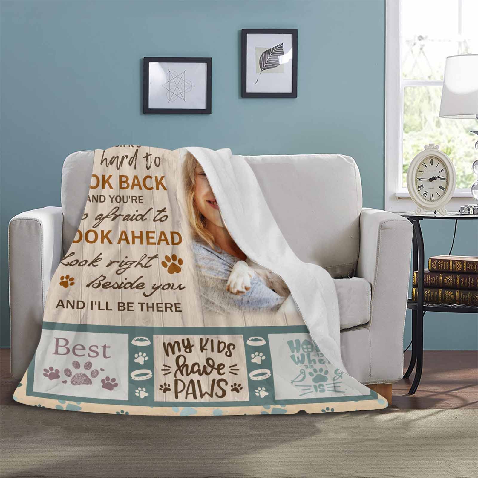 Sympathy Memorial Blanket 60x80 Inches - Comfort Gift For Loss Of Loved One, Pet, Soft Flannel