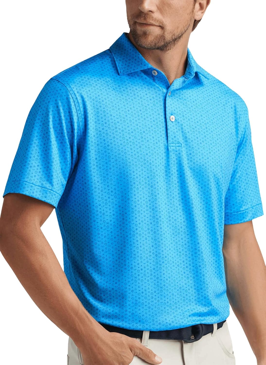 PETER MILLAR Summer Comfort Men's Classic Element Performance Polo Shirt L Large