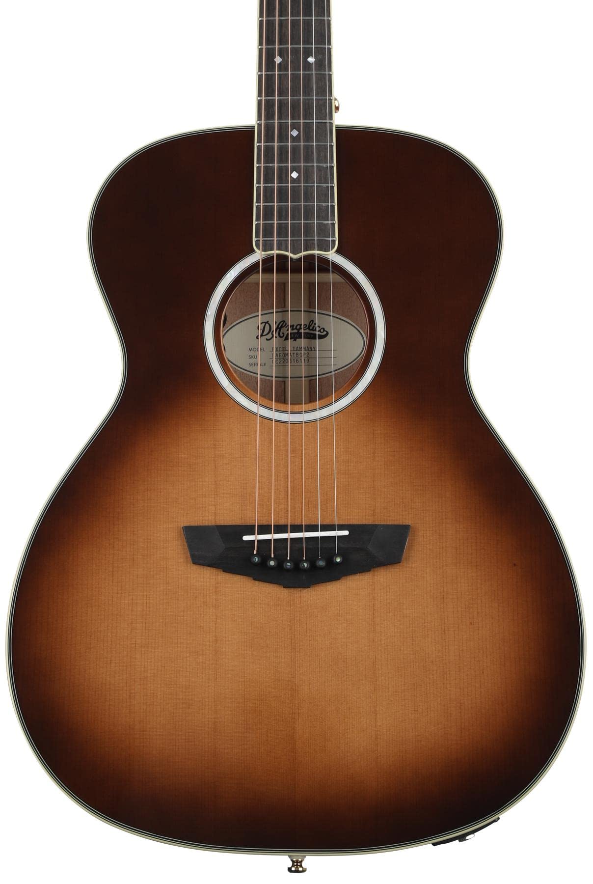 D'Angelico Excel Tammany OM Acoustic-electric Guitar - Autumn Burst