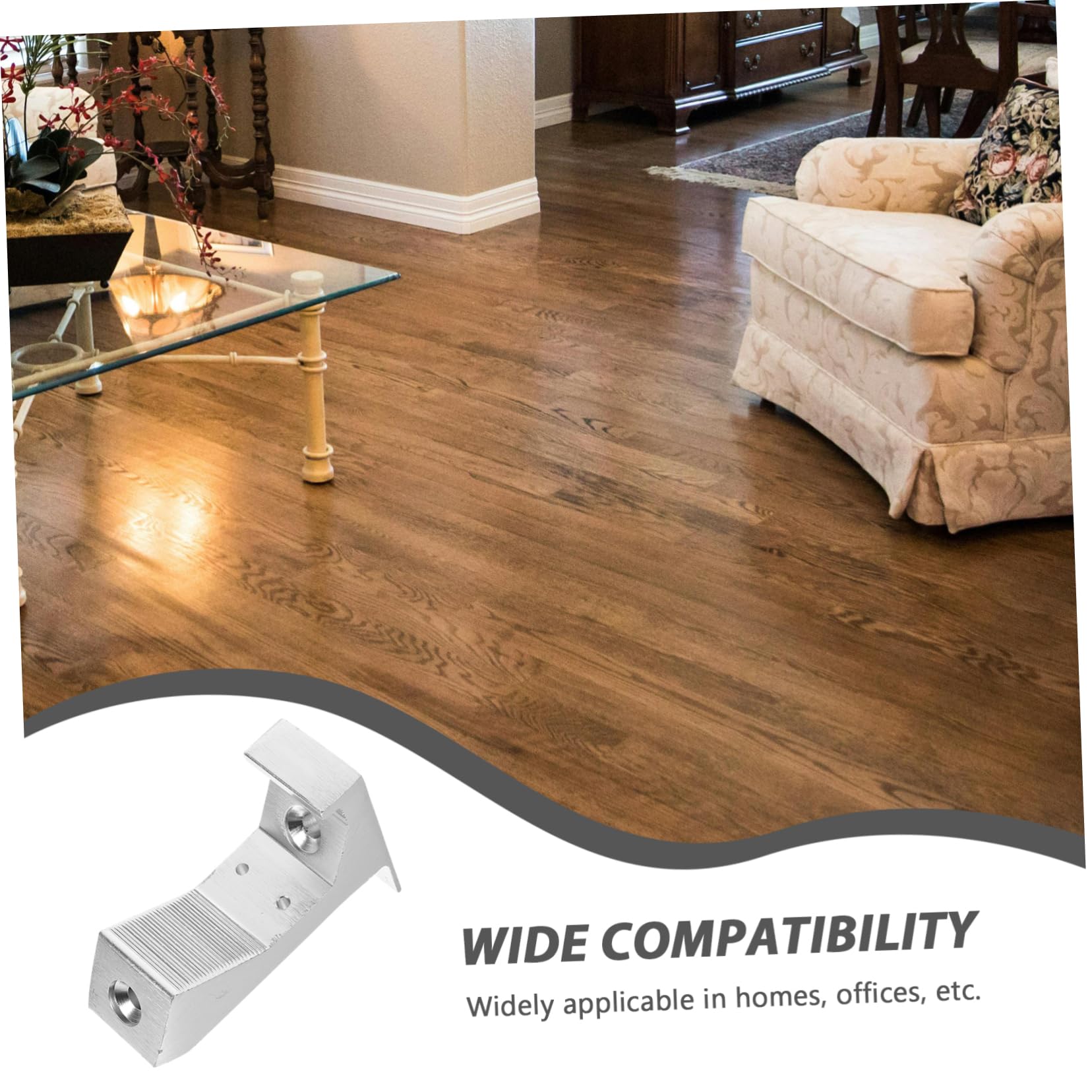 HOMSFOU 1set Riparazione Per Pavimenti Scomodi Legno Kit Di Riparazione Per Pavimenti Legno Di Compatibile Con Tavole Spesse Riducono Rumore e Rafforzano La Stabilità