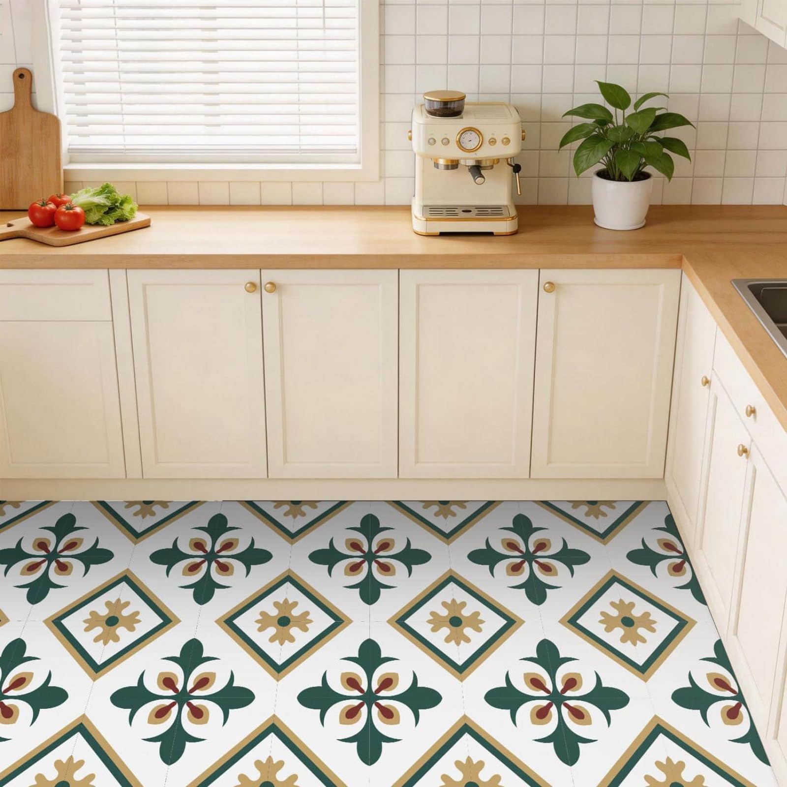Azulejos Adhesivos Baño Impermeables 30 cm x 30 cm